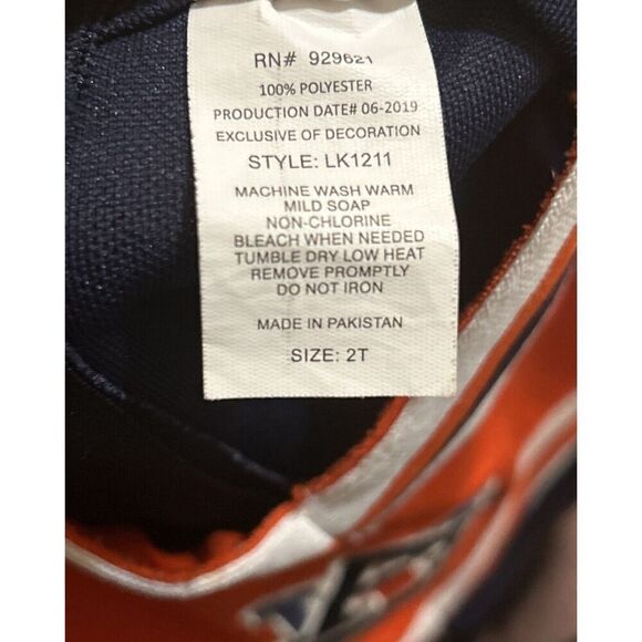 Auburn Tigers/University AU Cheer/Cheerleader Dress Sz/size 2T (Blue/Orange) - Picture 7 of 7